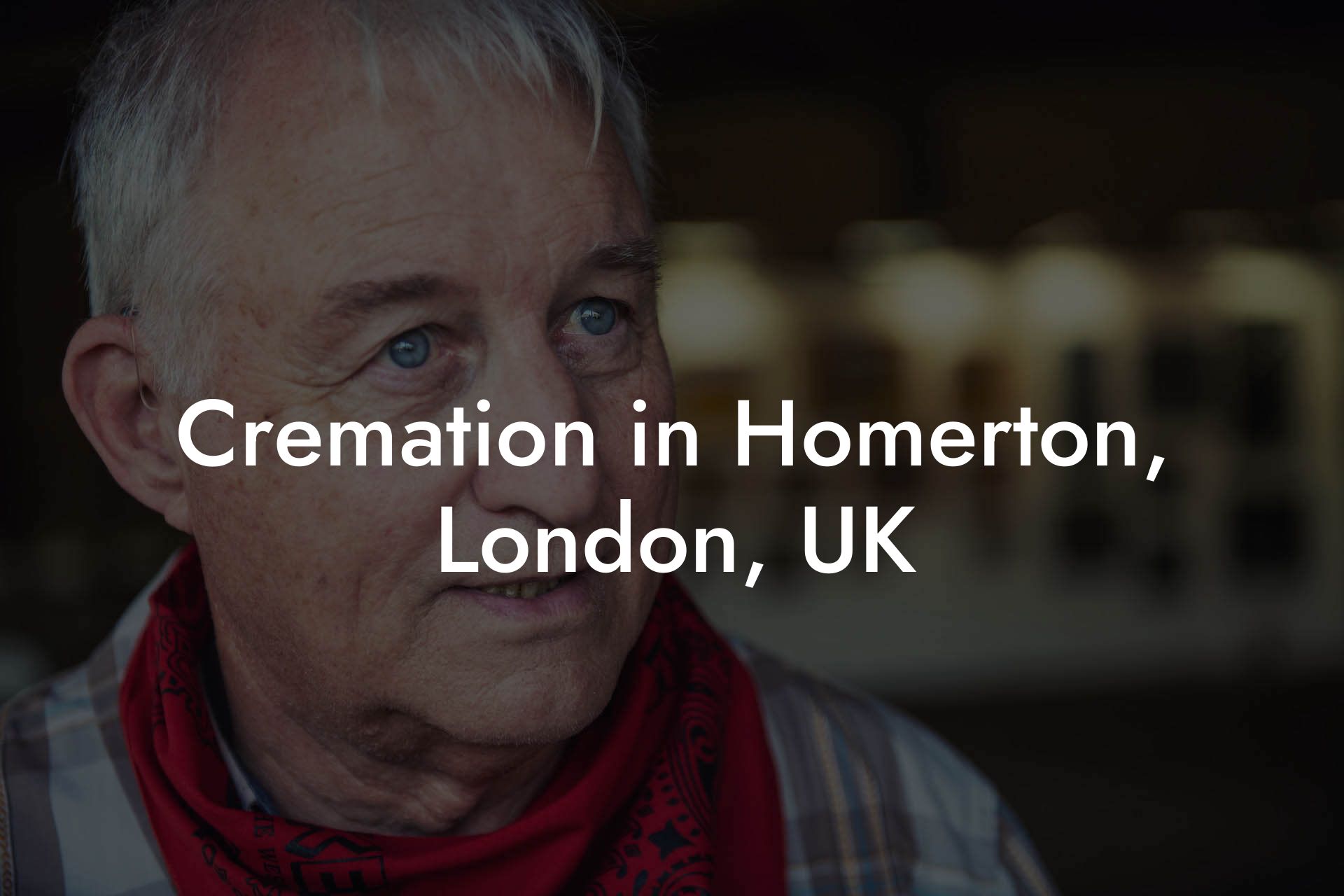 Cremation in Homerton, London, UK