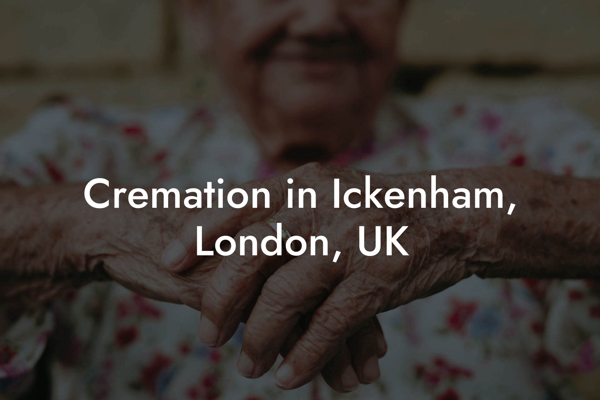 Cremation in Ickenham, London, UK