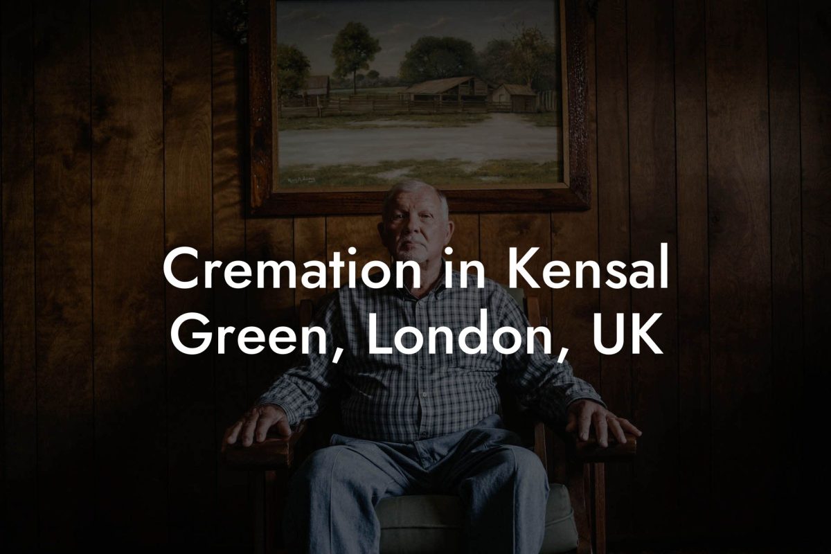 Cremation in Kensal Green, London, UK