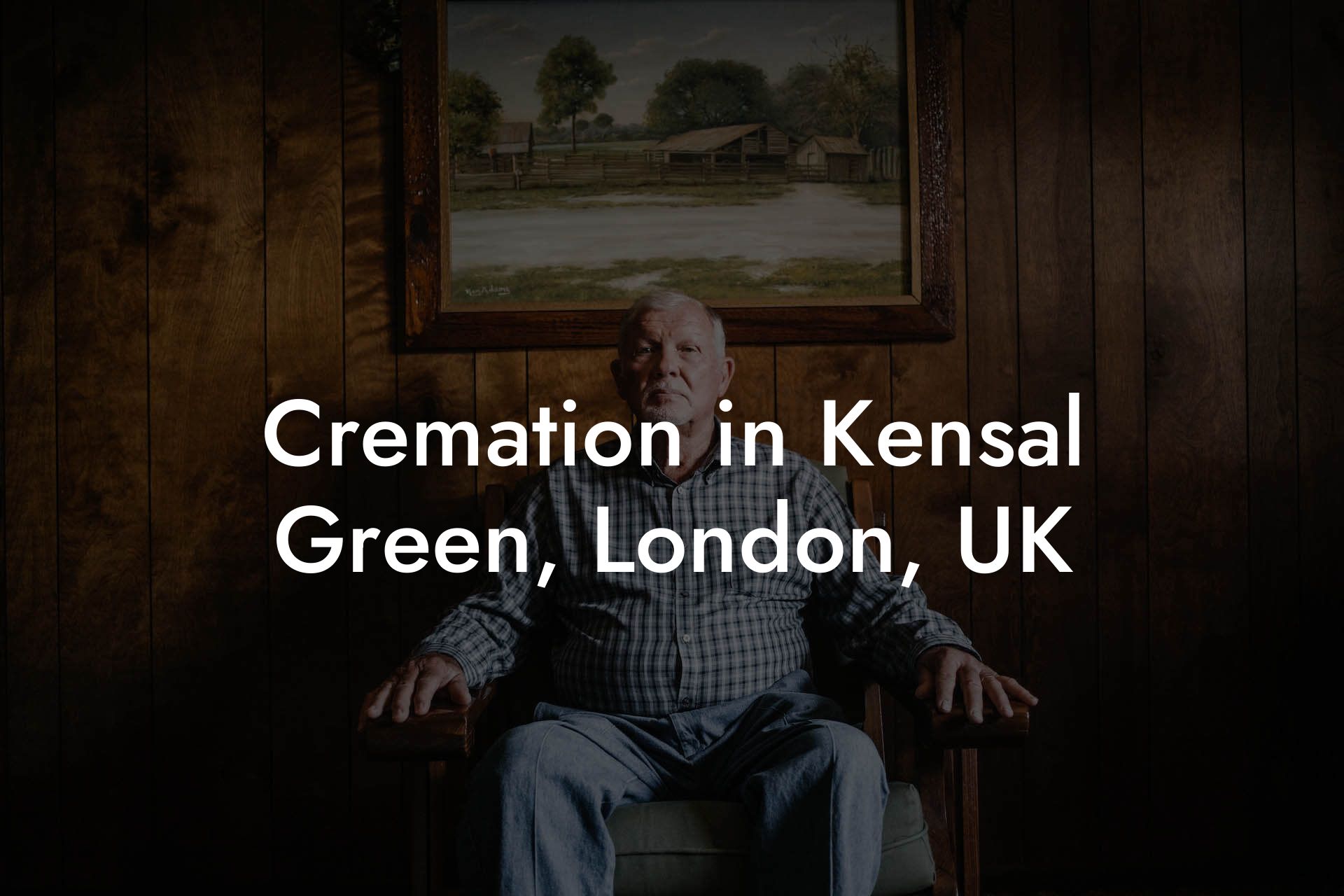 Cremation in Kensal Green, London, UK