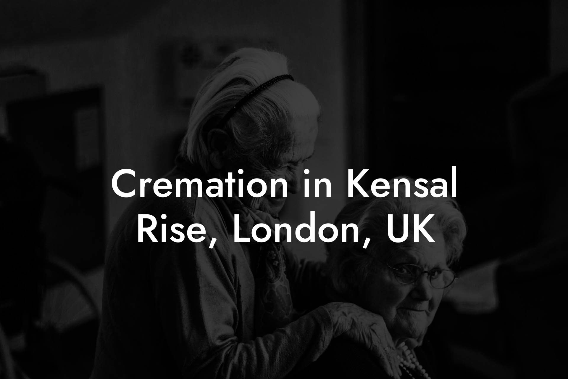 Cremation in Kensal Rise, London, UK