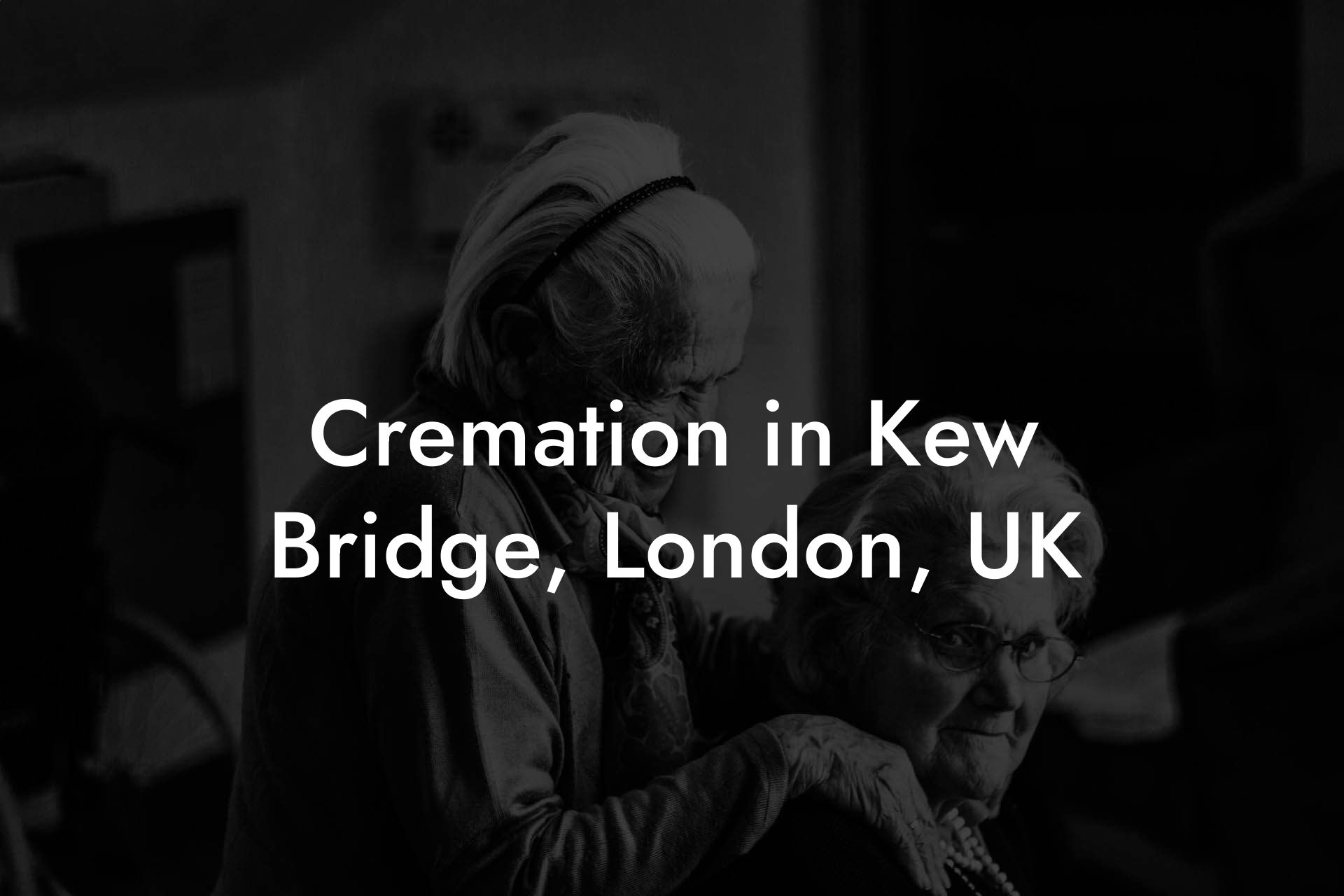 Cremation in Kew Bridge, London, UK