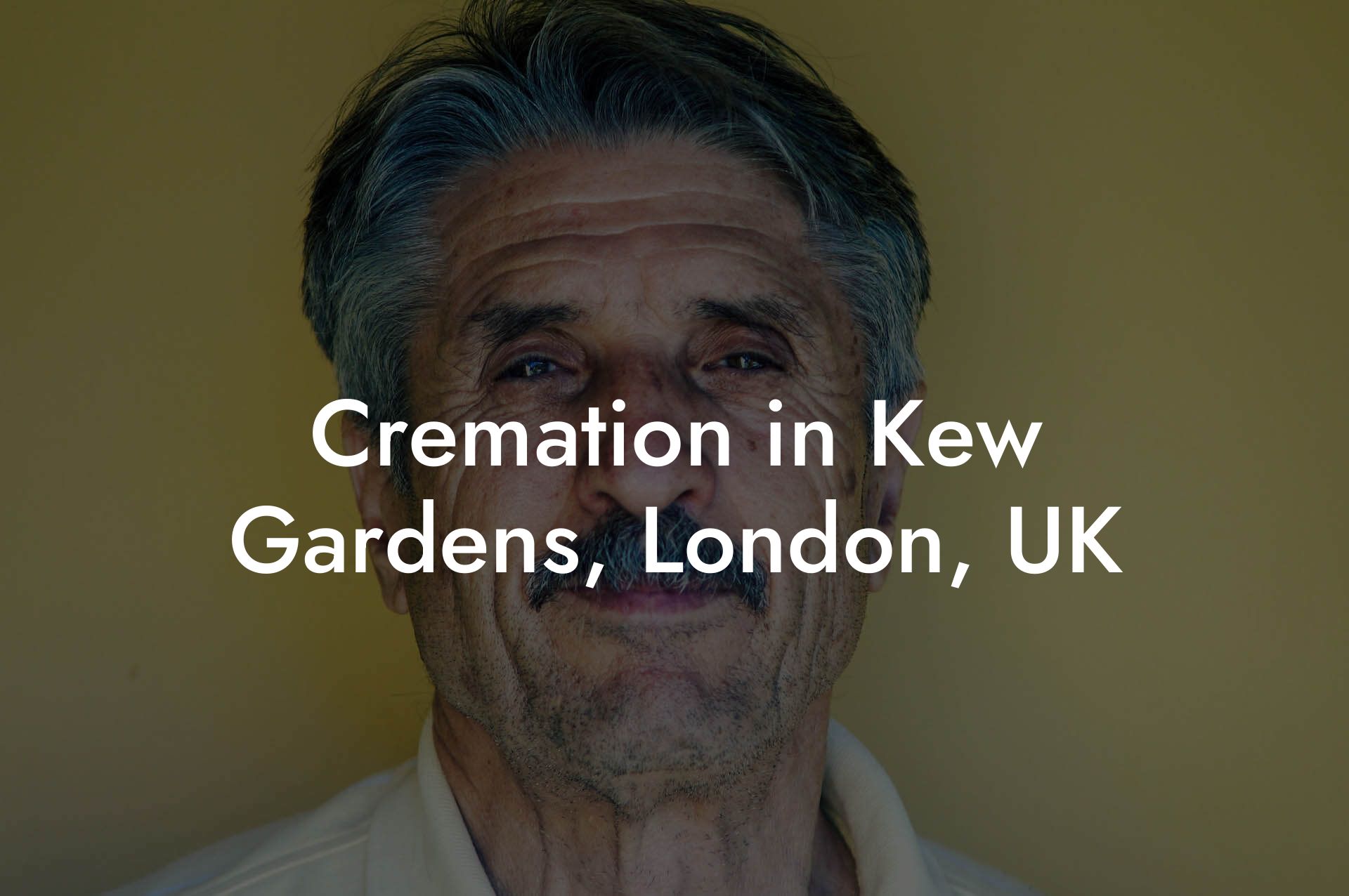 Cremation in Kew Gardens, London, UK