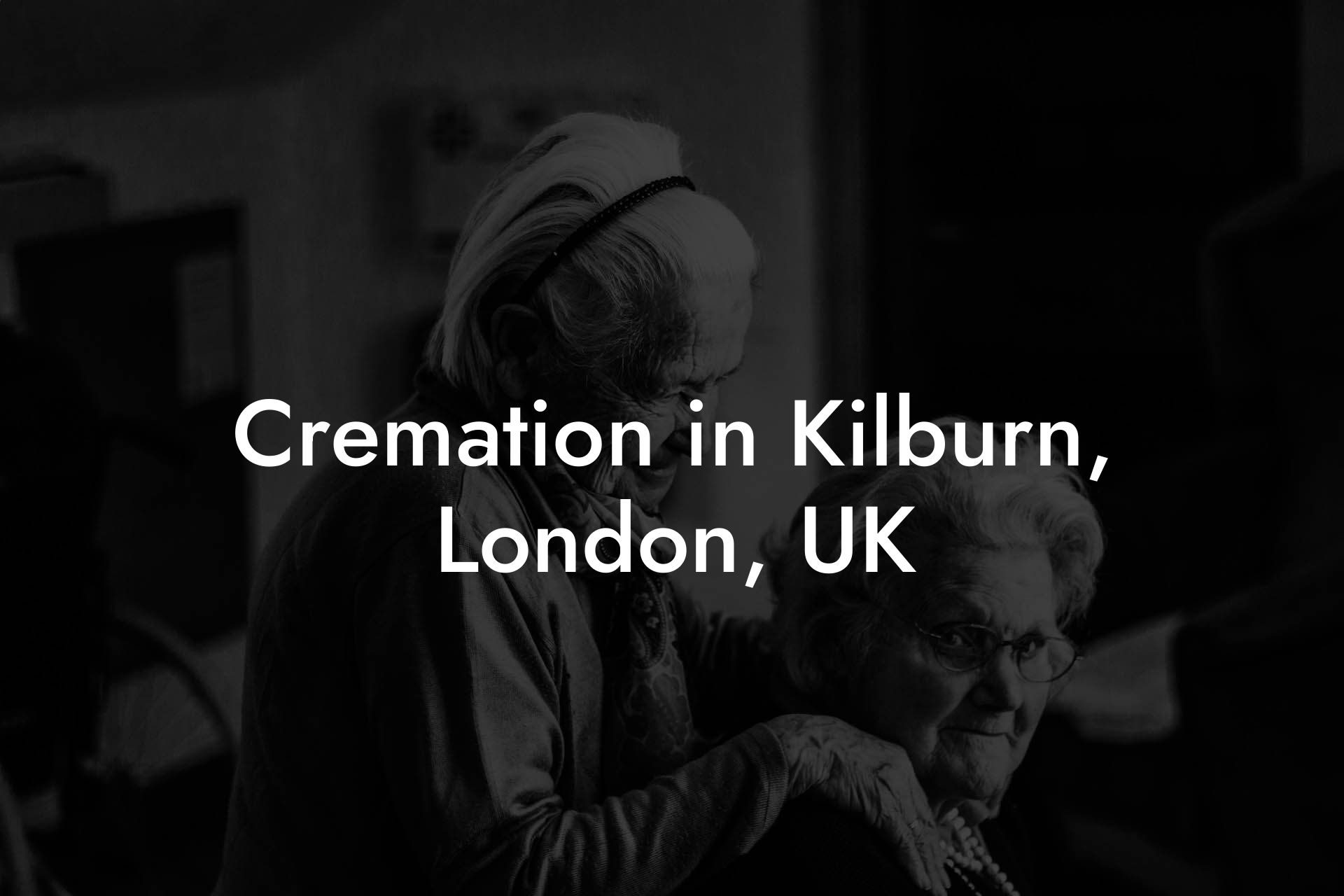 Cremation in Kilburn, London, UK