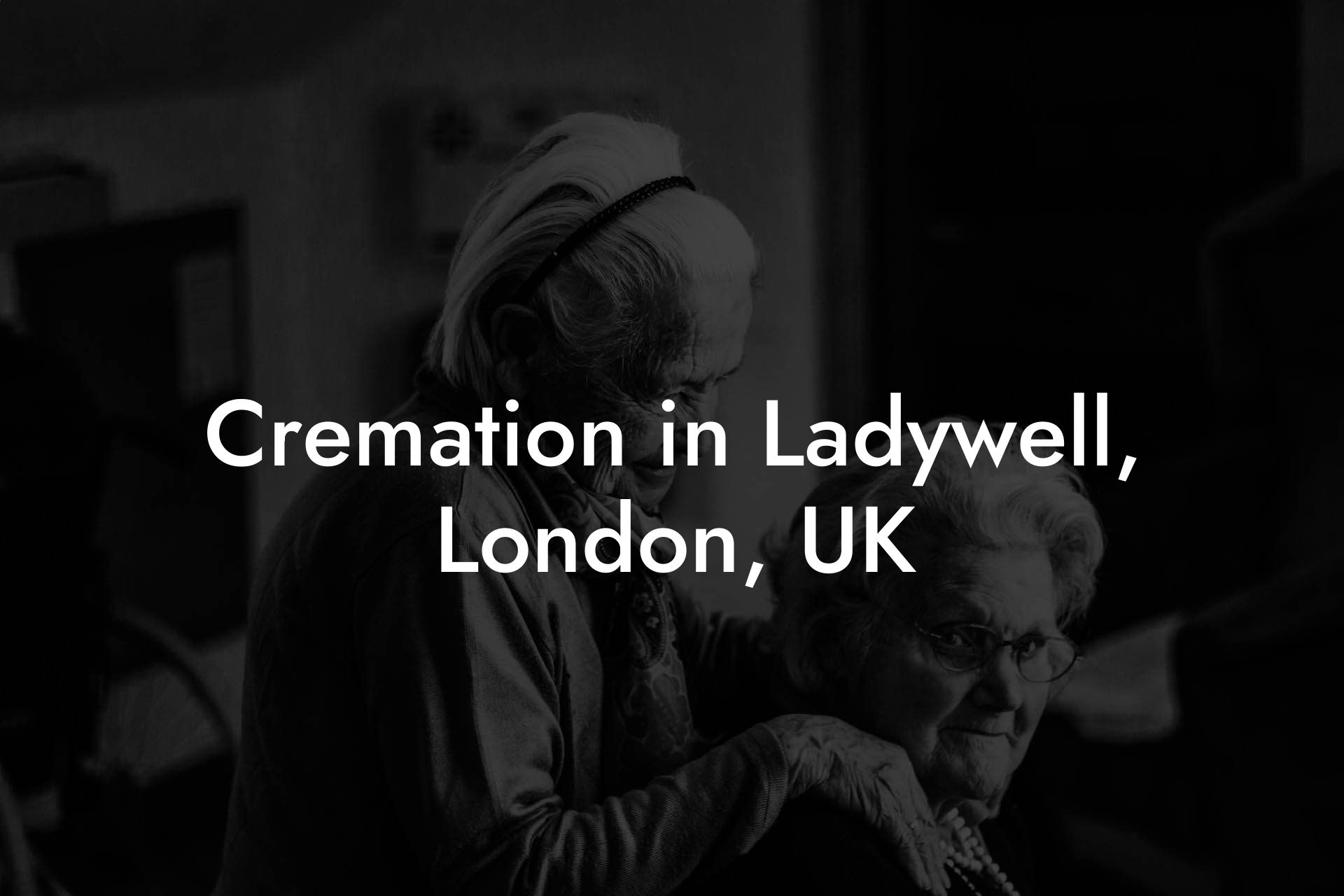 Cremation in Ladywell, London, UK