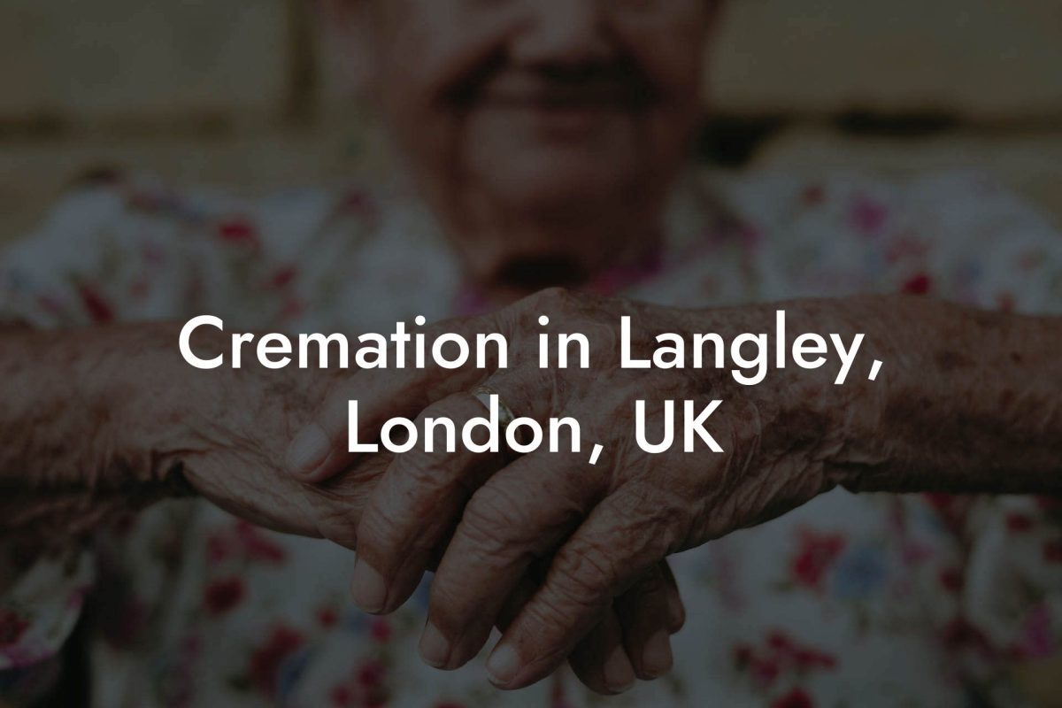 Cremation in Langley, London, UK