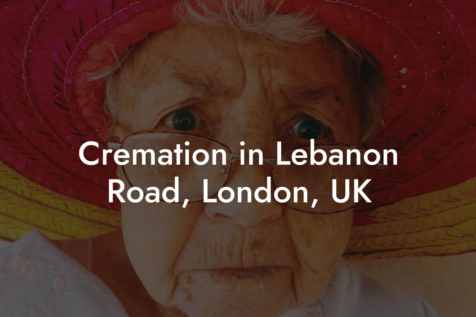 Cremation in Lebanon Road, London, UK