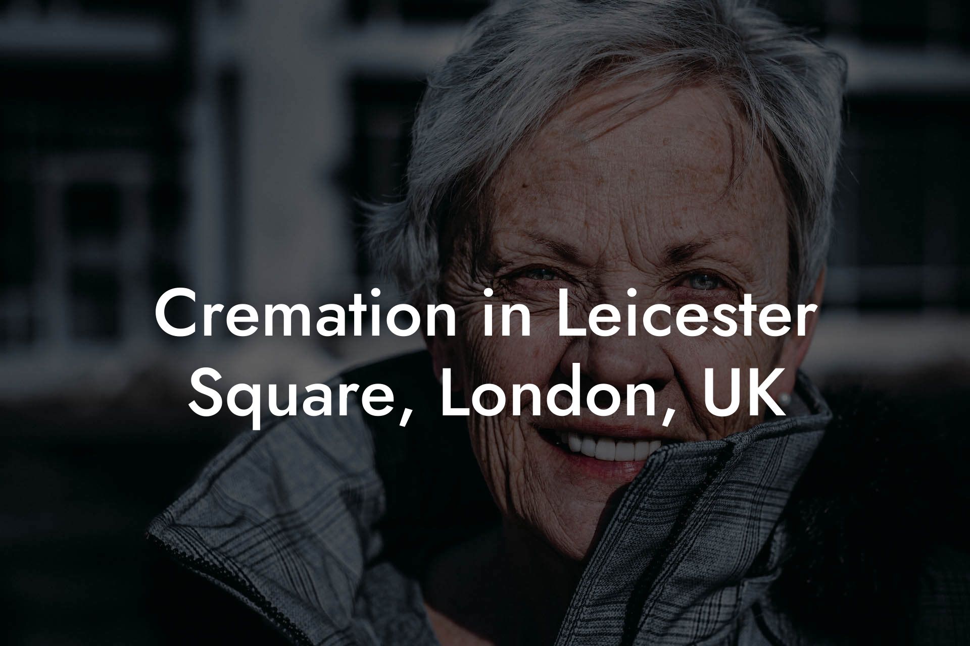 Cremation in Leicester Square, London, UK