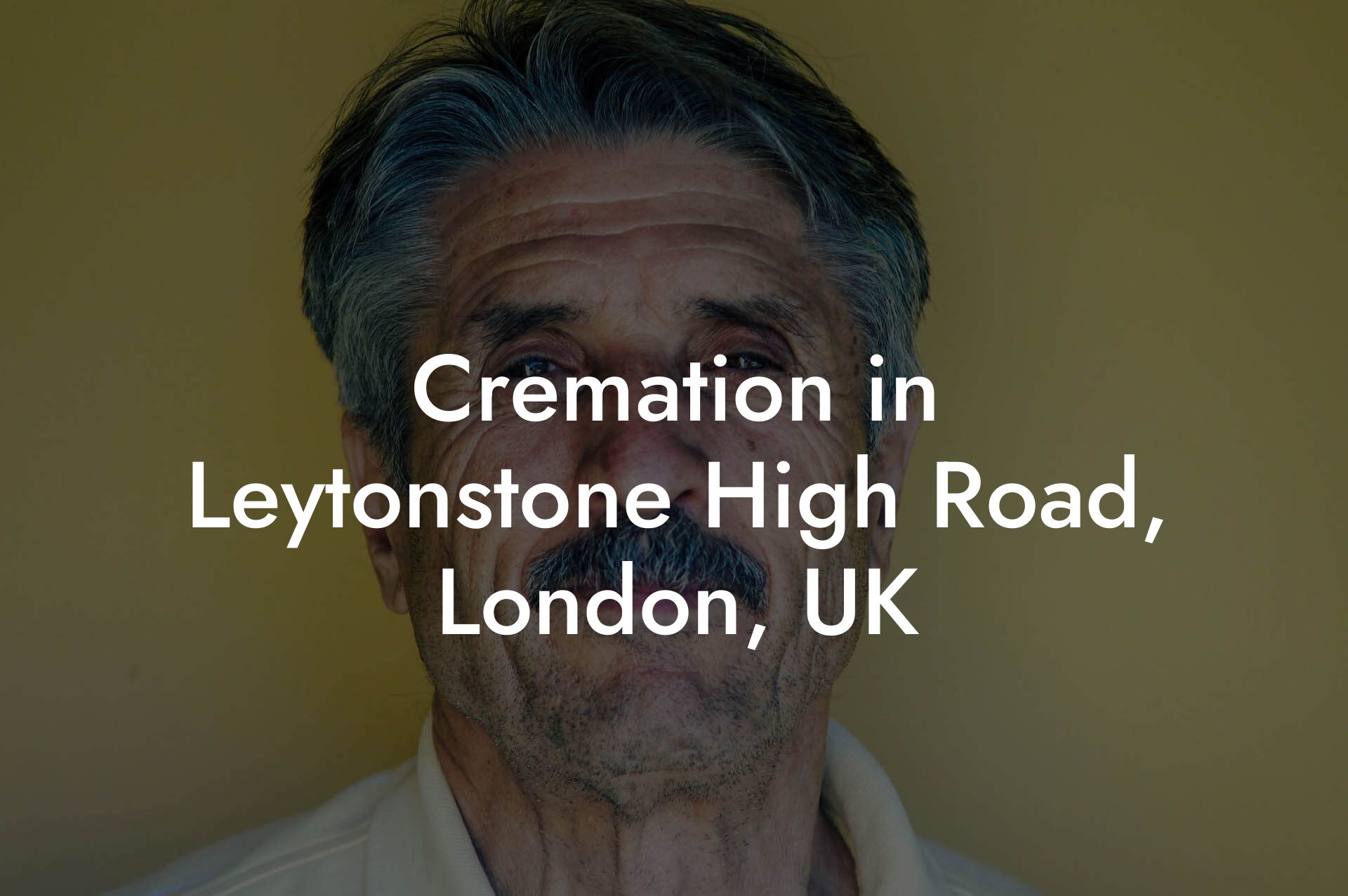 Cremation in Leytonstone High Road, London, UK