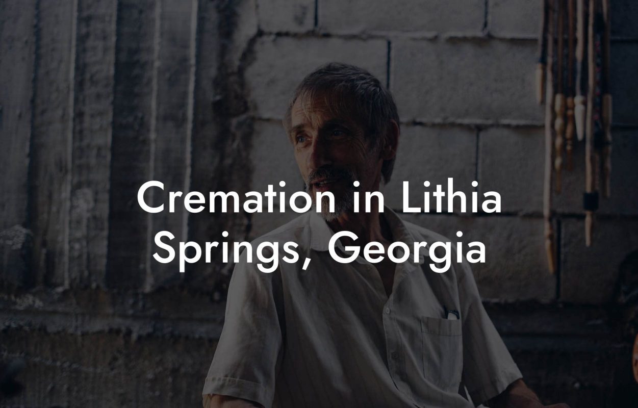 Cremation in Lithia Springs, Georgia