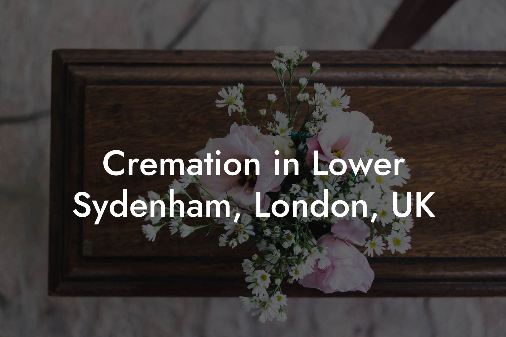 Cremation in Lower Sydenham, London, UK