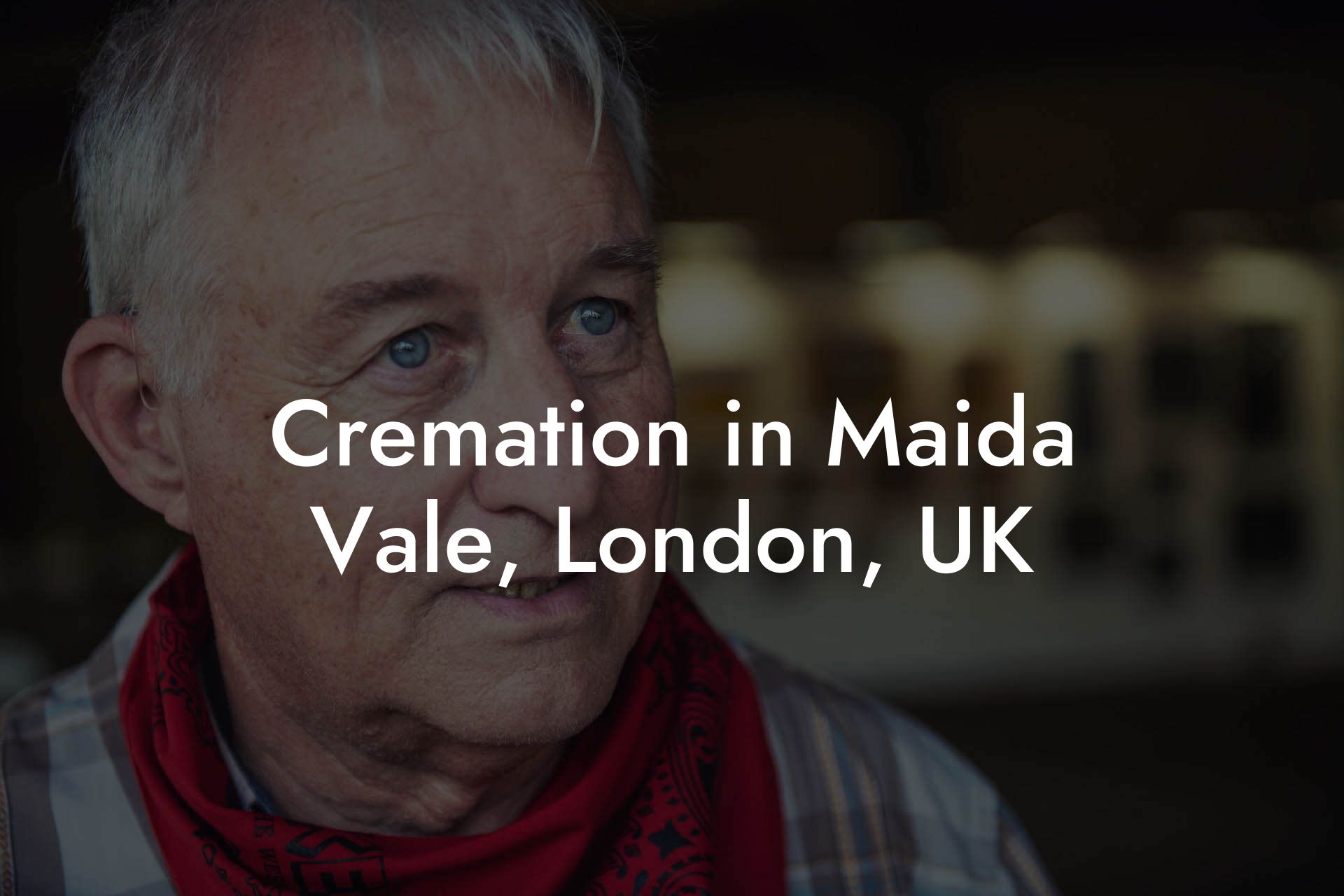Cremation in Maida Vale, London, UK