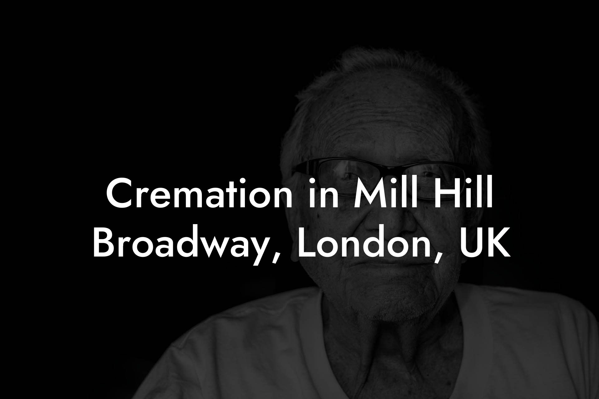Cremation in Mill Hill Broadway, London, UK