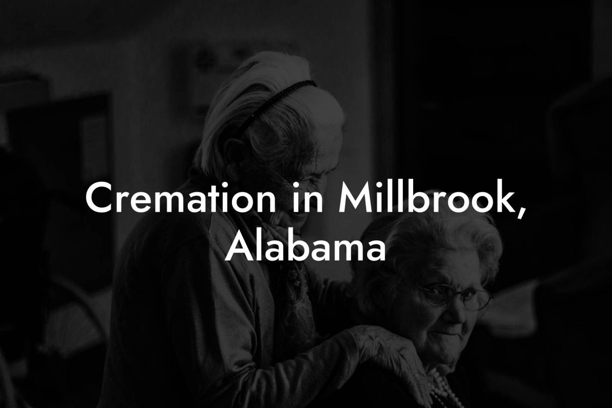 Cremation in Millbrook, Alabama