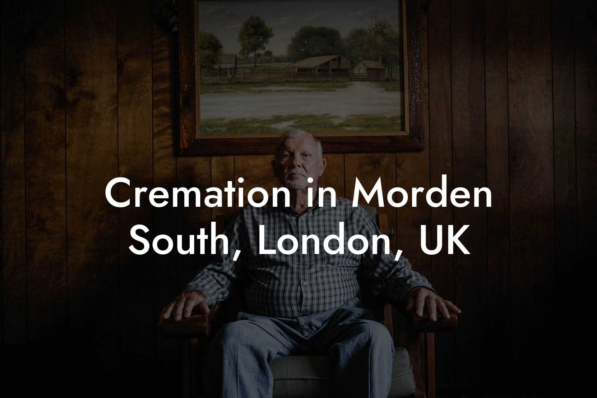 Cremation in Morden South, London, UK
