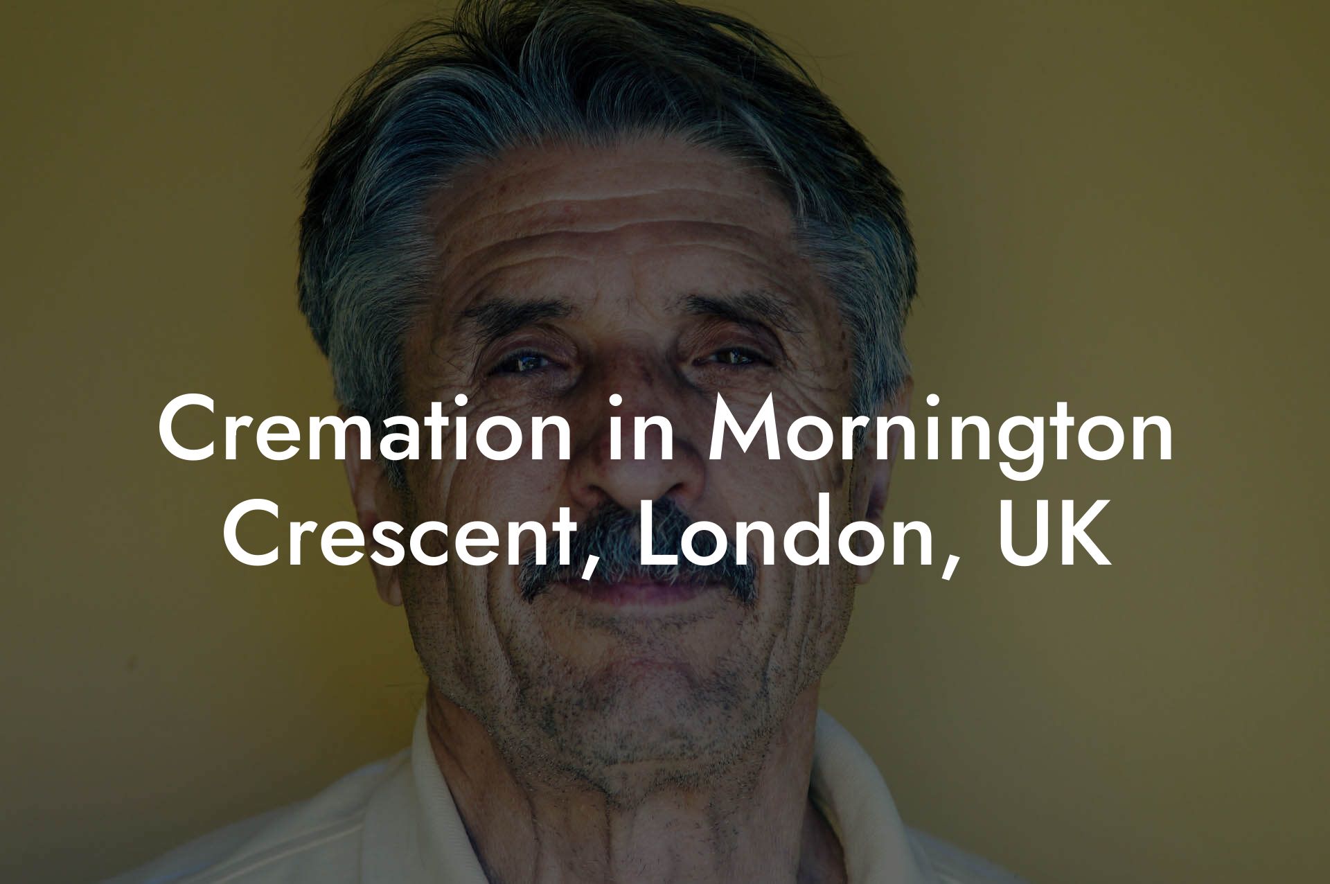 Cremation in Mornington Crescent, London, UK