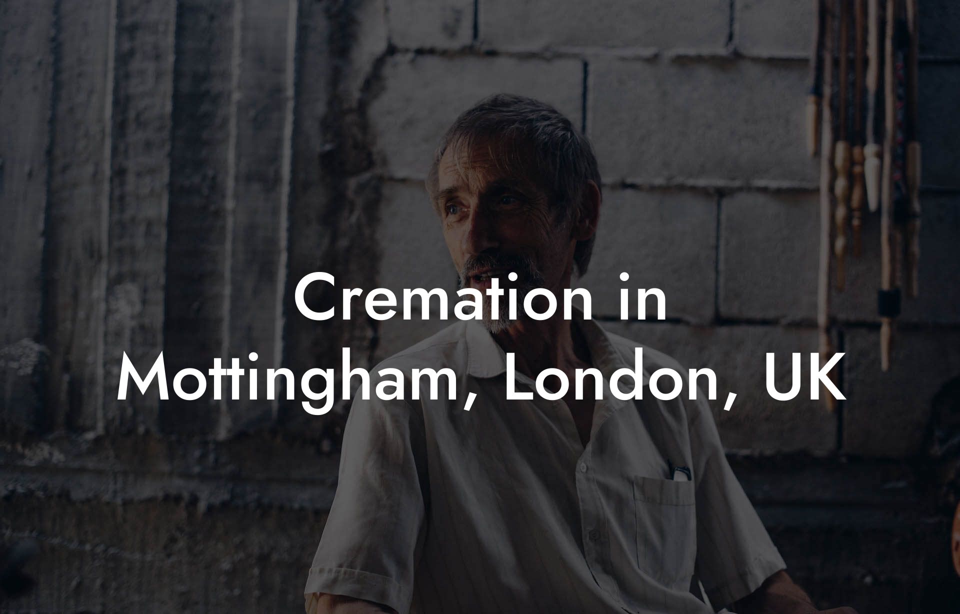 Cremation in Mottingham, London, UK