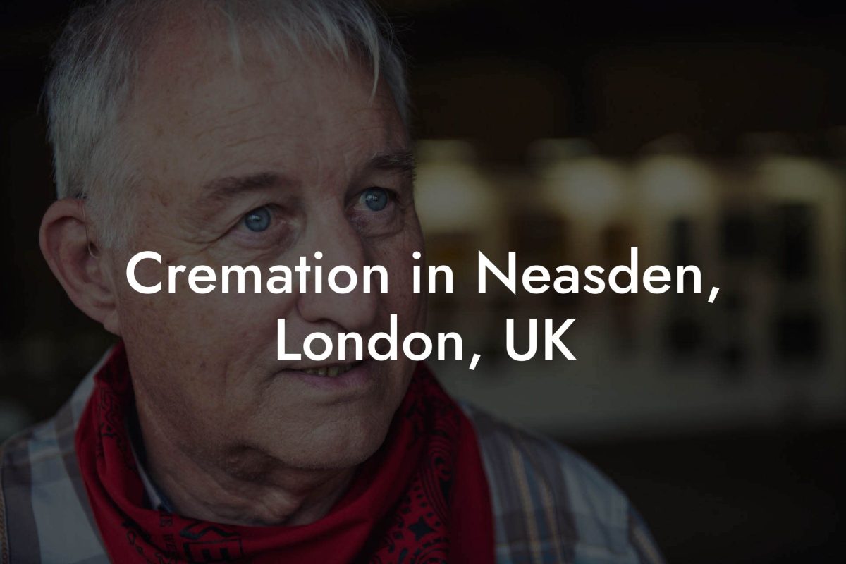 Cremation in Neasden, London, UK