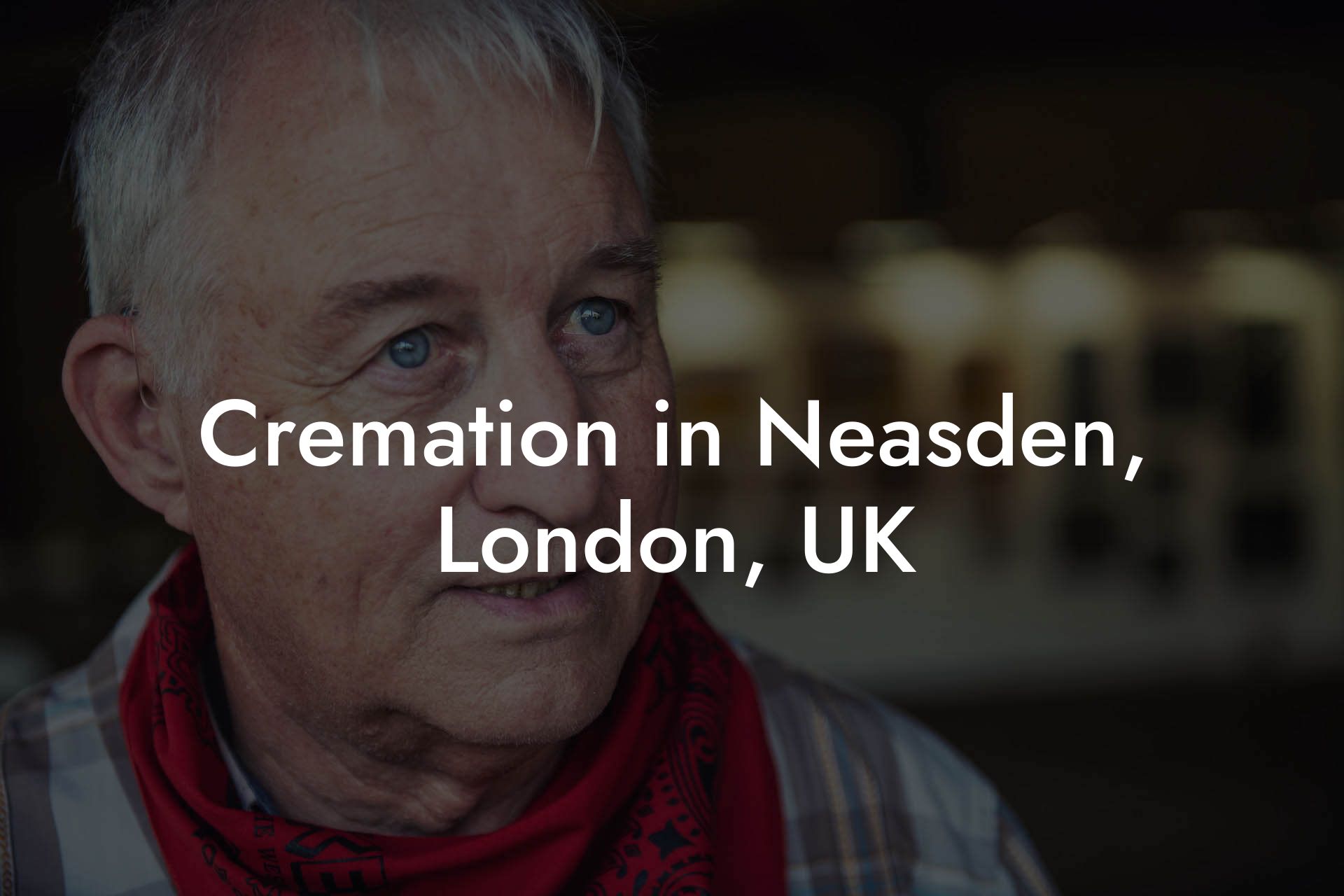Cremation in Neasden, London, UK