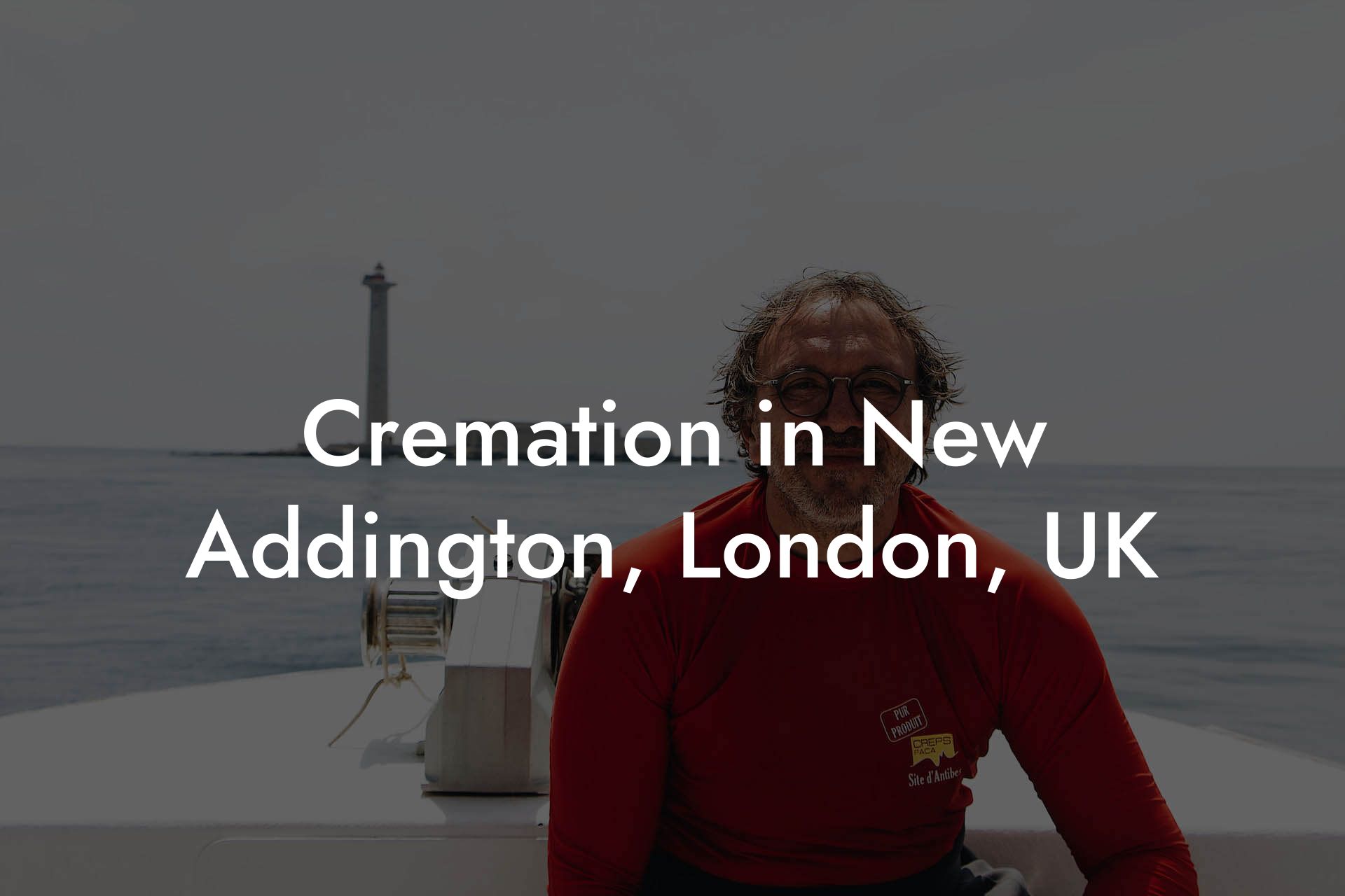 Cremation in New Addington, London, UK