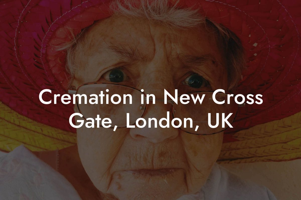 Cremation in New Cross Gate, London, UK