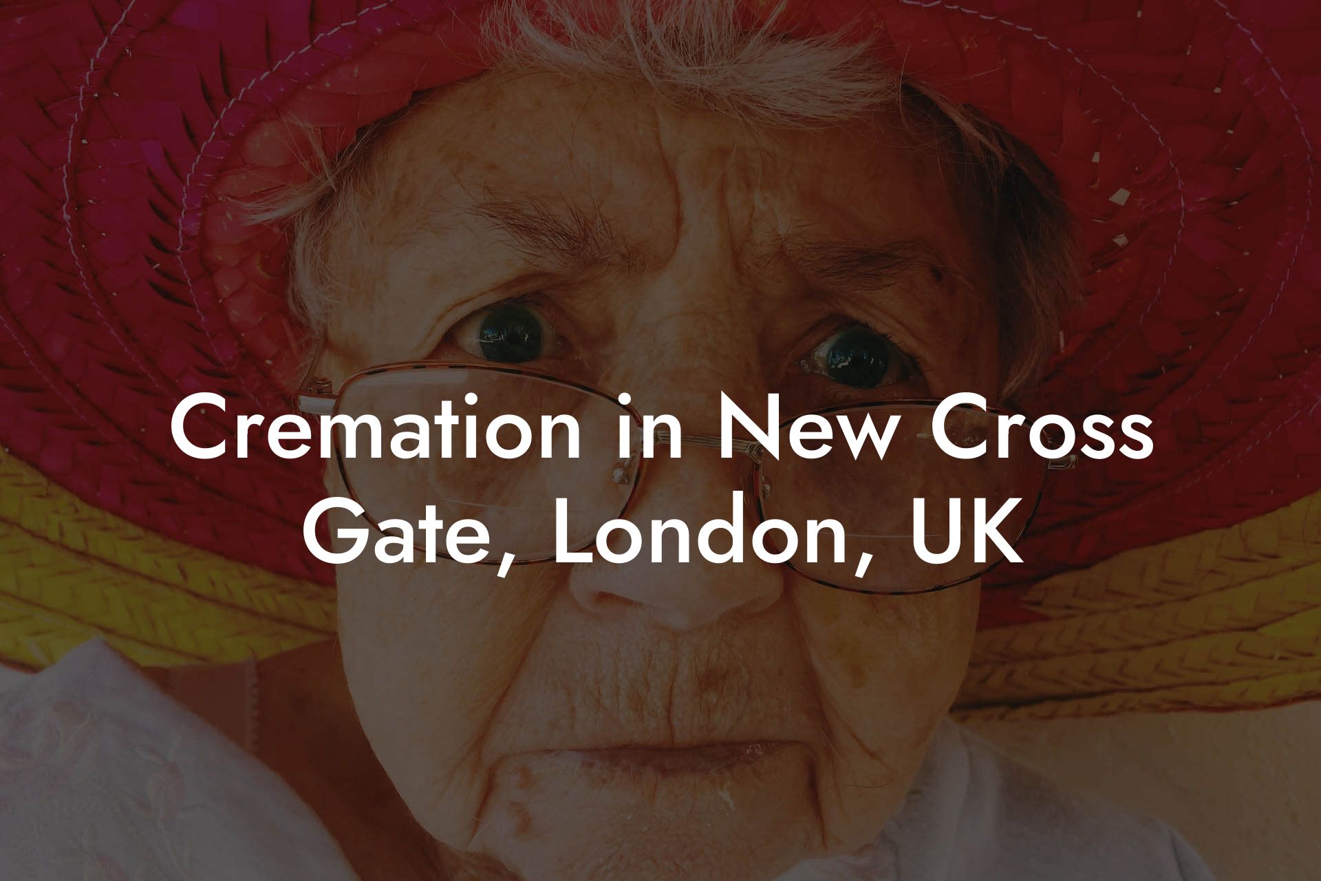 Cremation in New Cross Gate, London, UK