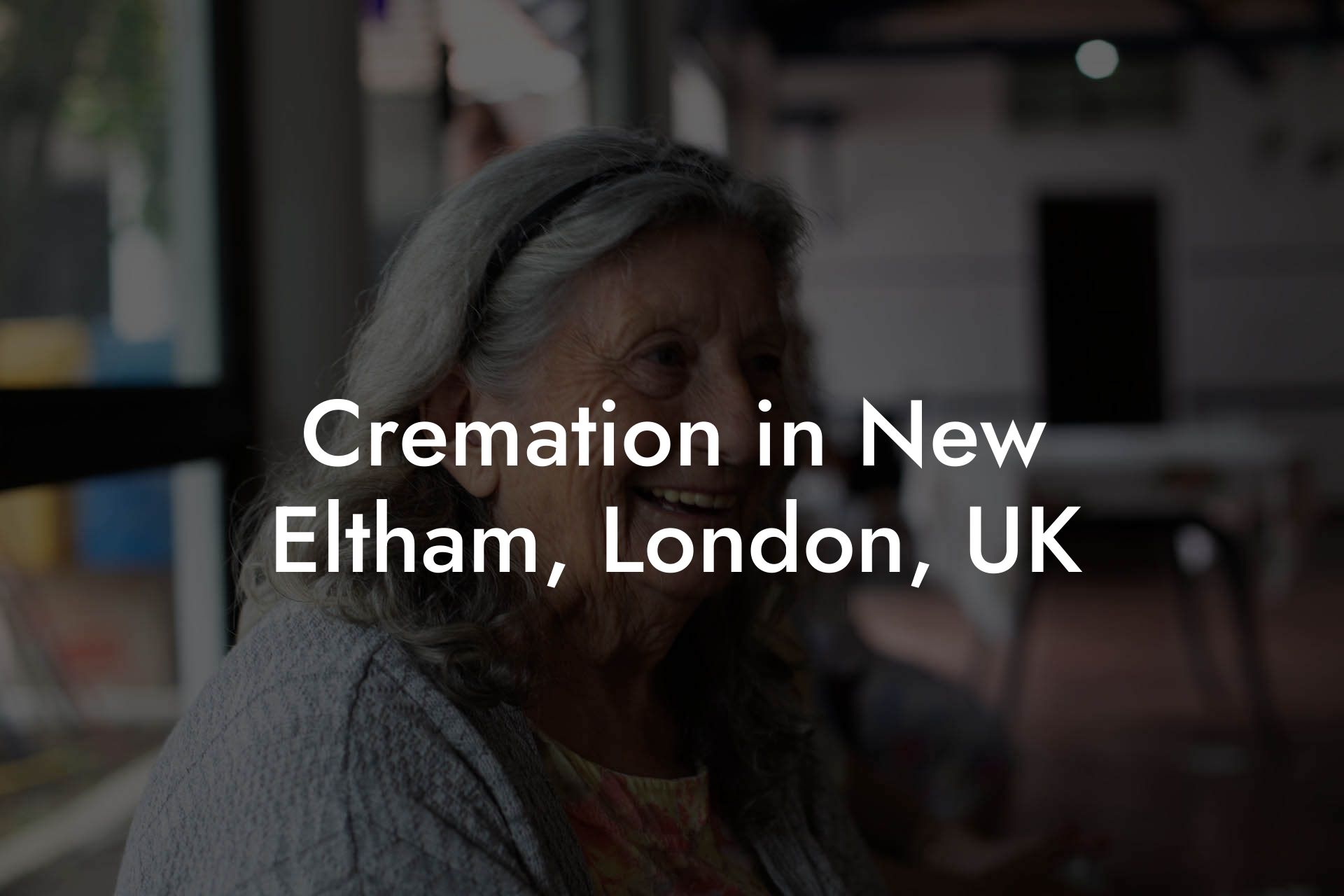 Cremation in New Eltham, London, UK