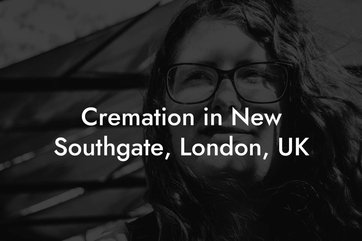 Cremation in New Southgate, London, UK