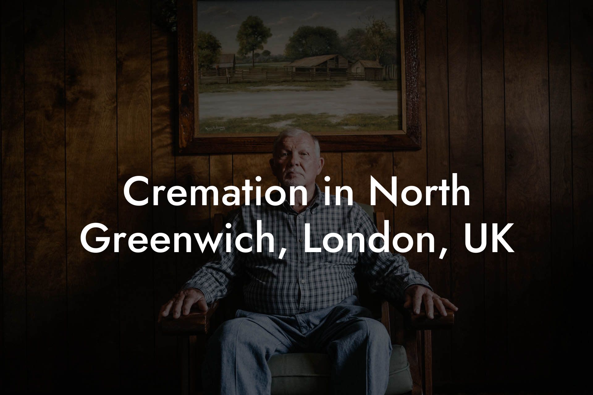 Cremation in North Greenwich, London, UK