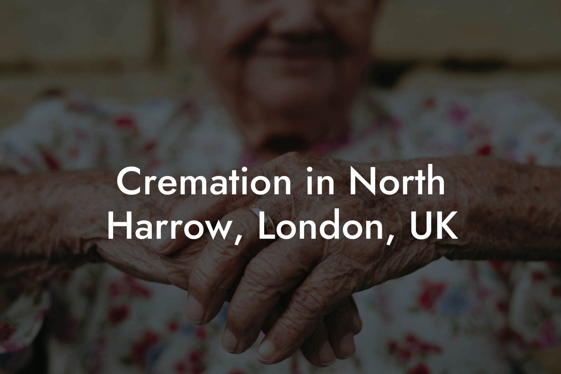 Cremation in North Harrow, London, UK