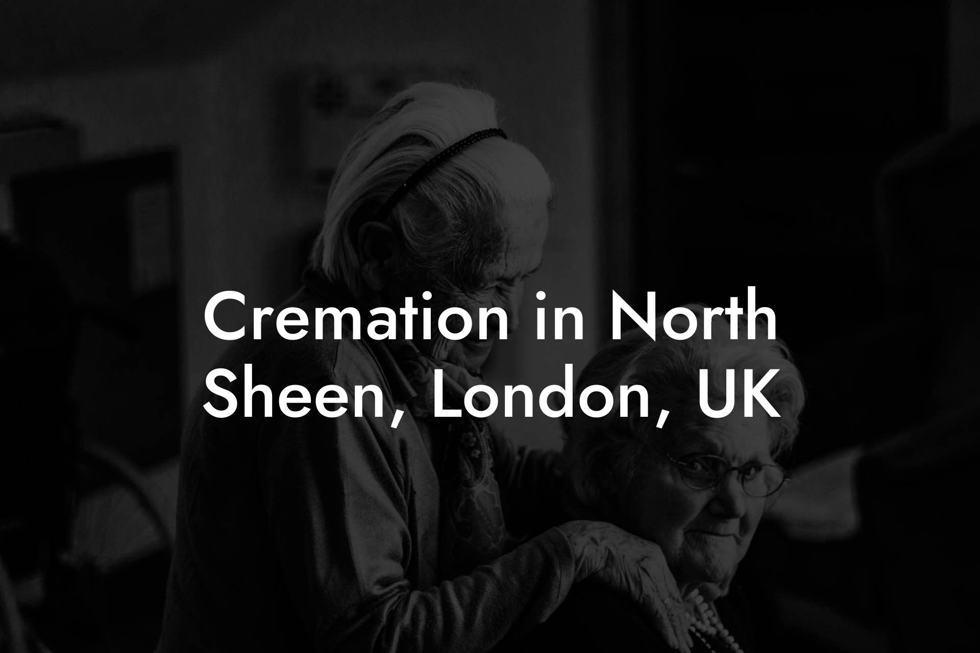 Cremation in North Sheen, London, UK