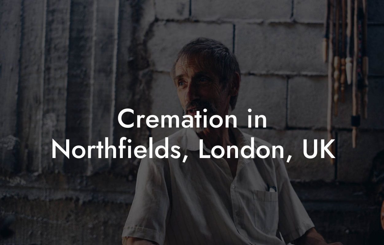 Cremation in Northfields, London, UK