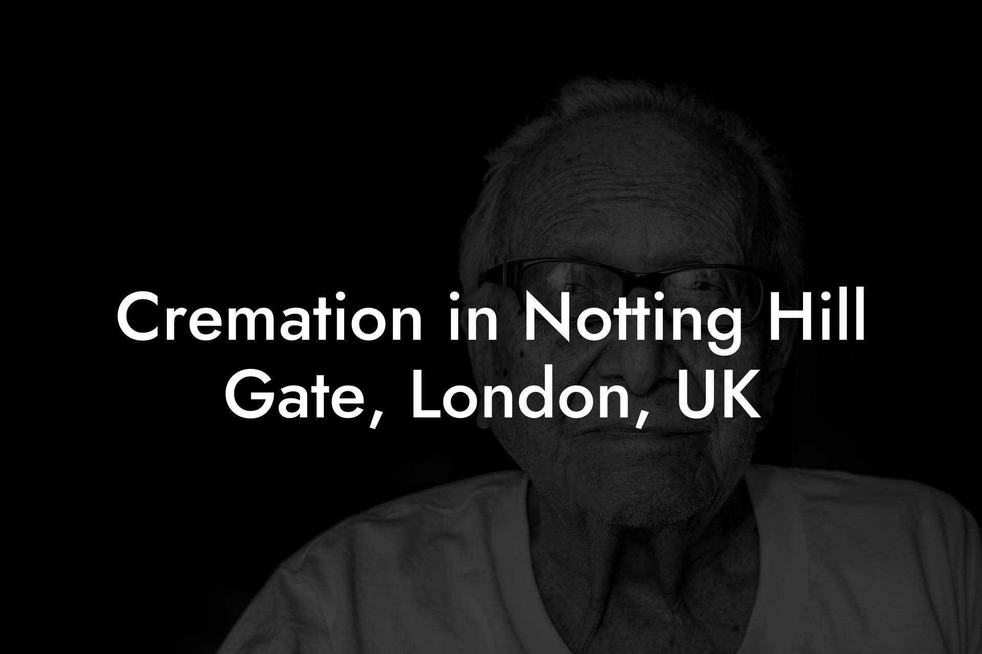Cremation in Notting Hill Gate, London, UK