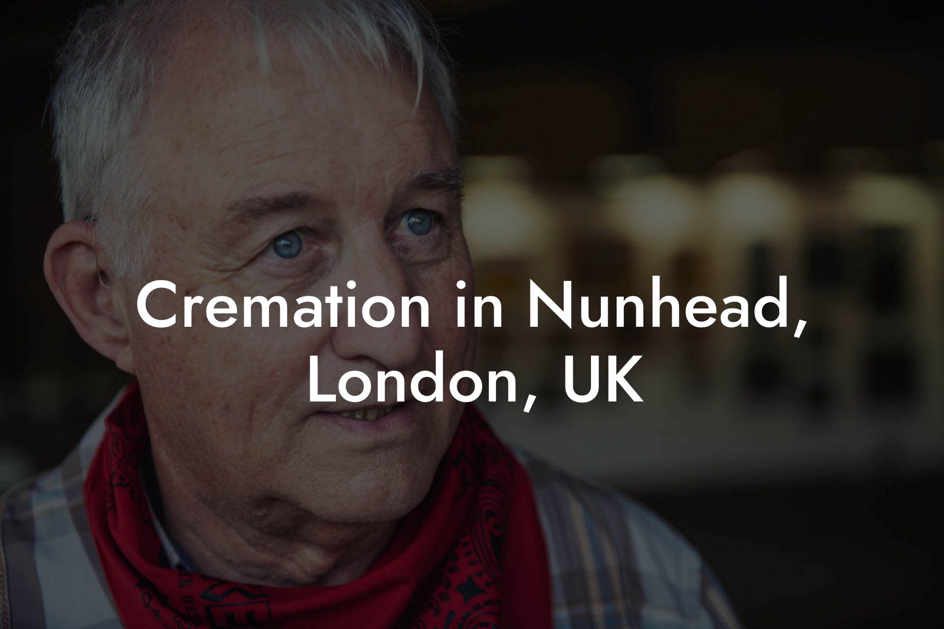Cremation in Nunhead, London, UK