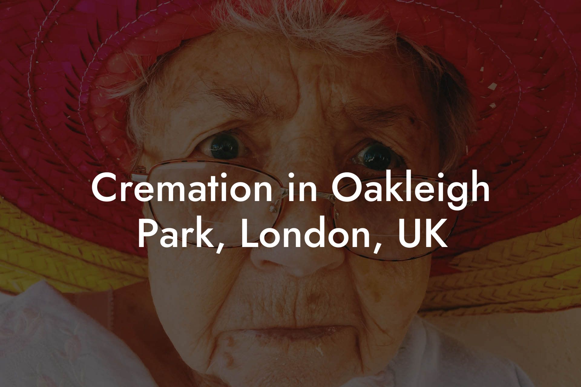Cremation in Oakleigh Park, London, UK