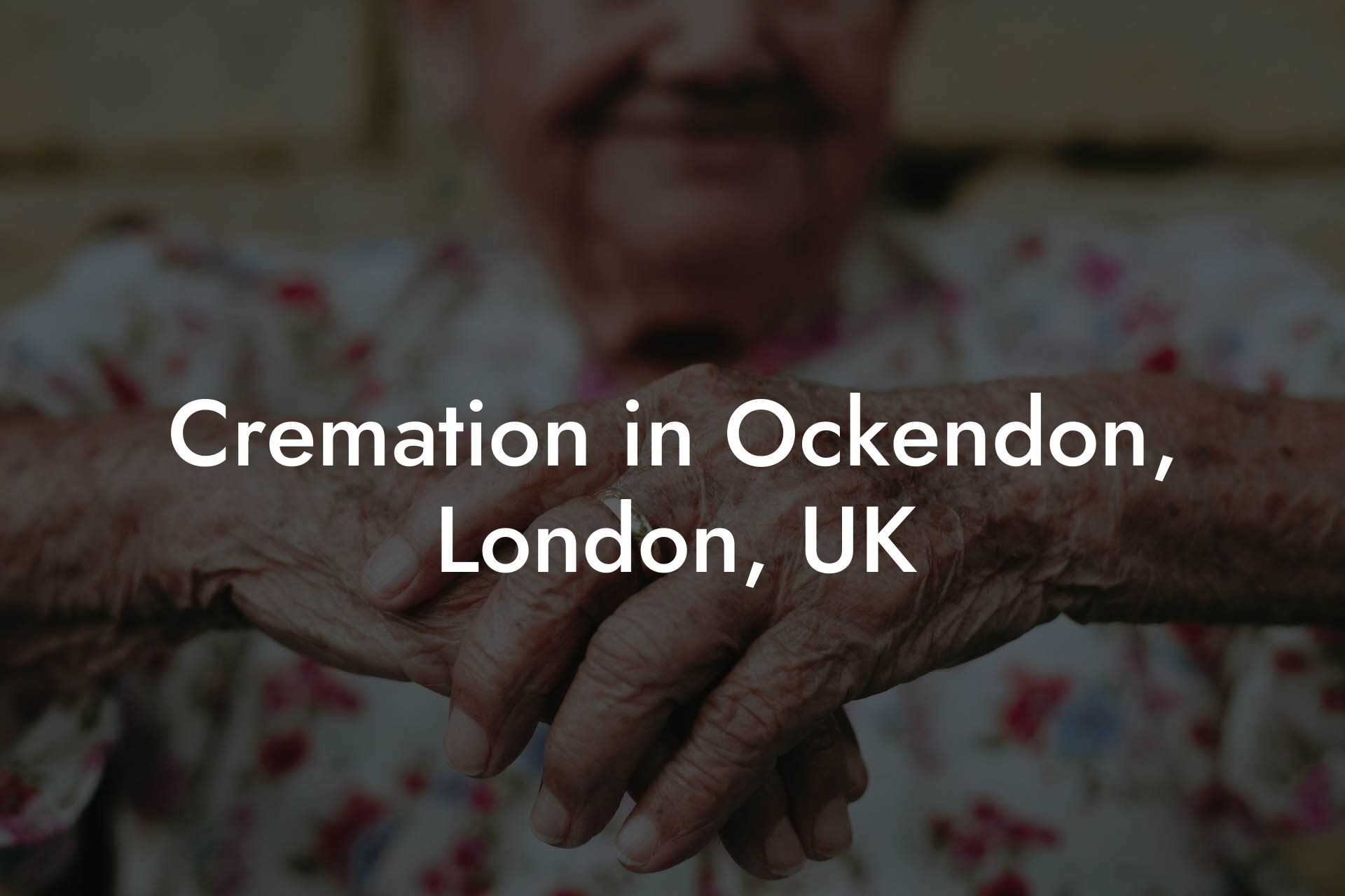 Cremation in Ockendon, London, UK