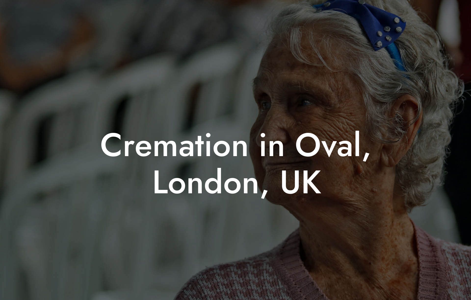 Cremation in Oval, London, UK