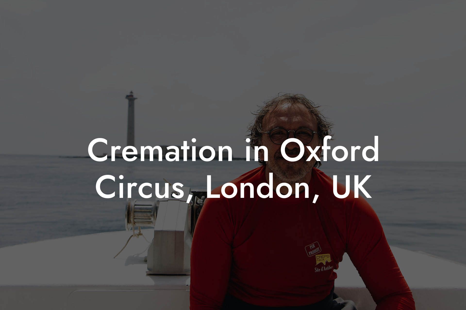 Cremation in Oxford Circus, London, UK