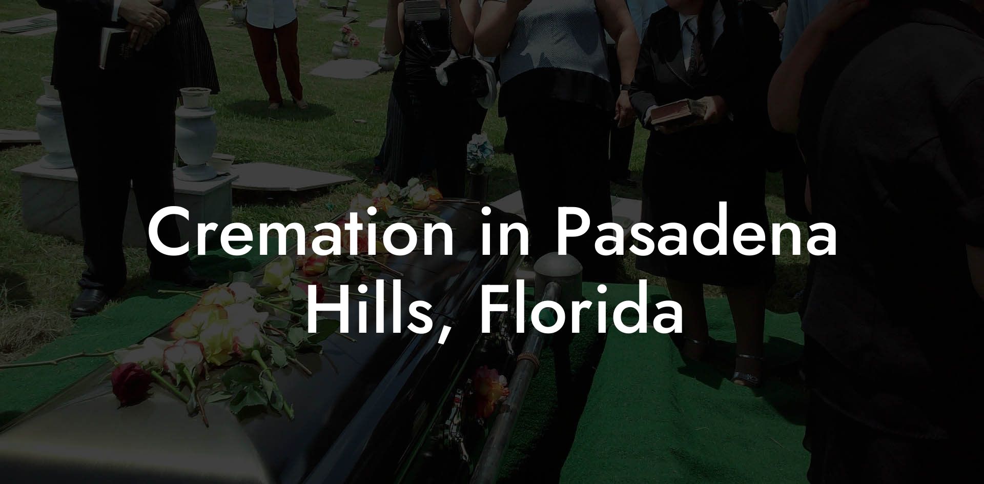 Cremation in Pasadena Hills, Florida