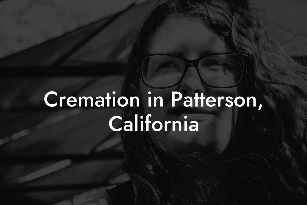 Cremation in Patterson, California