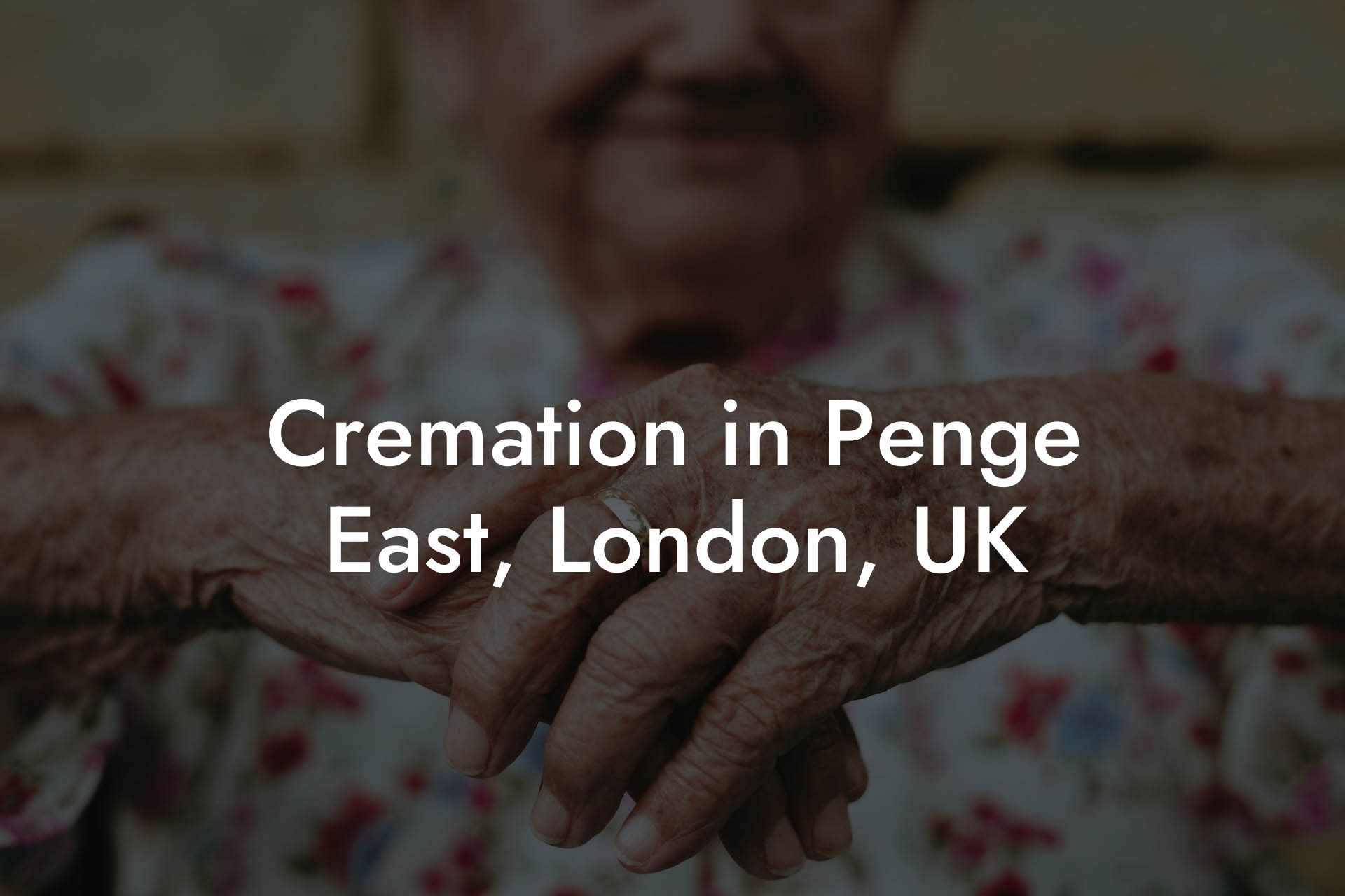 Cremation in Penge East, London, UK