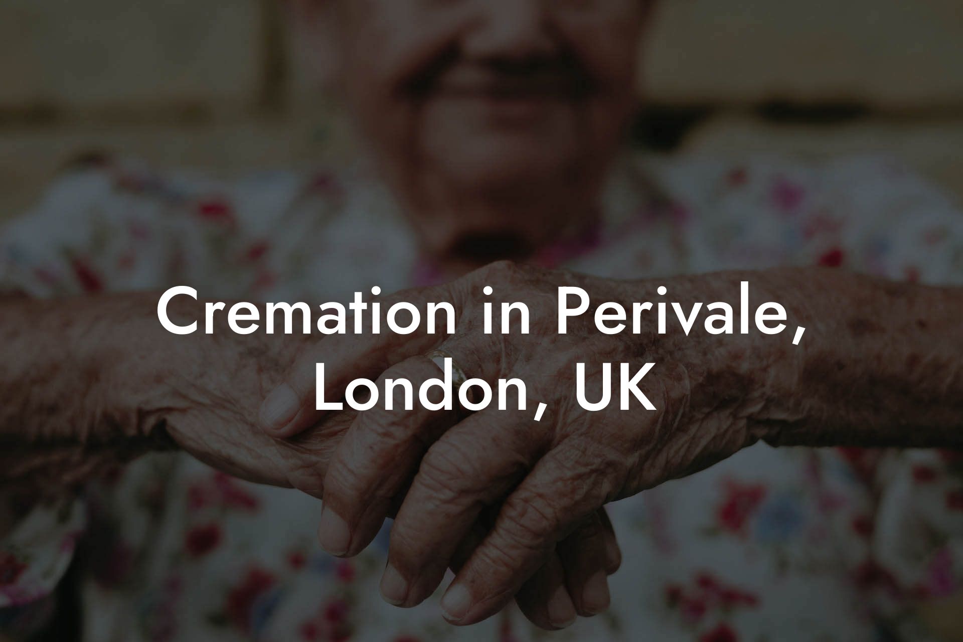Cremation in Perivale, London, UK