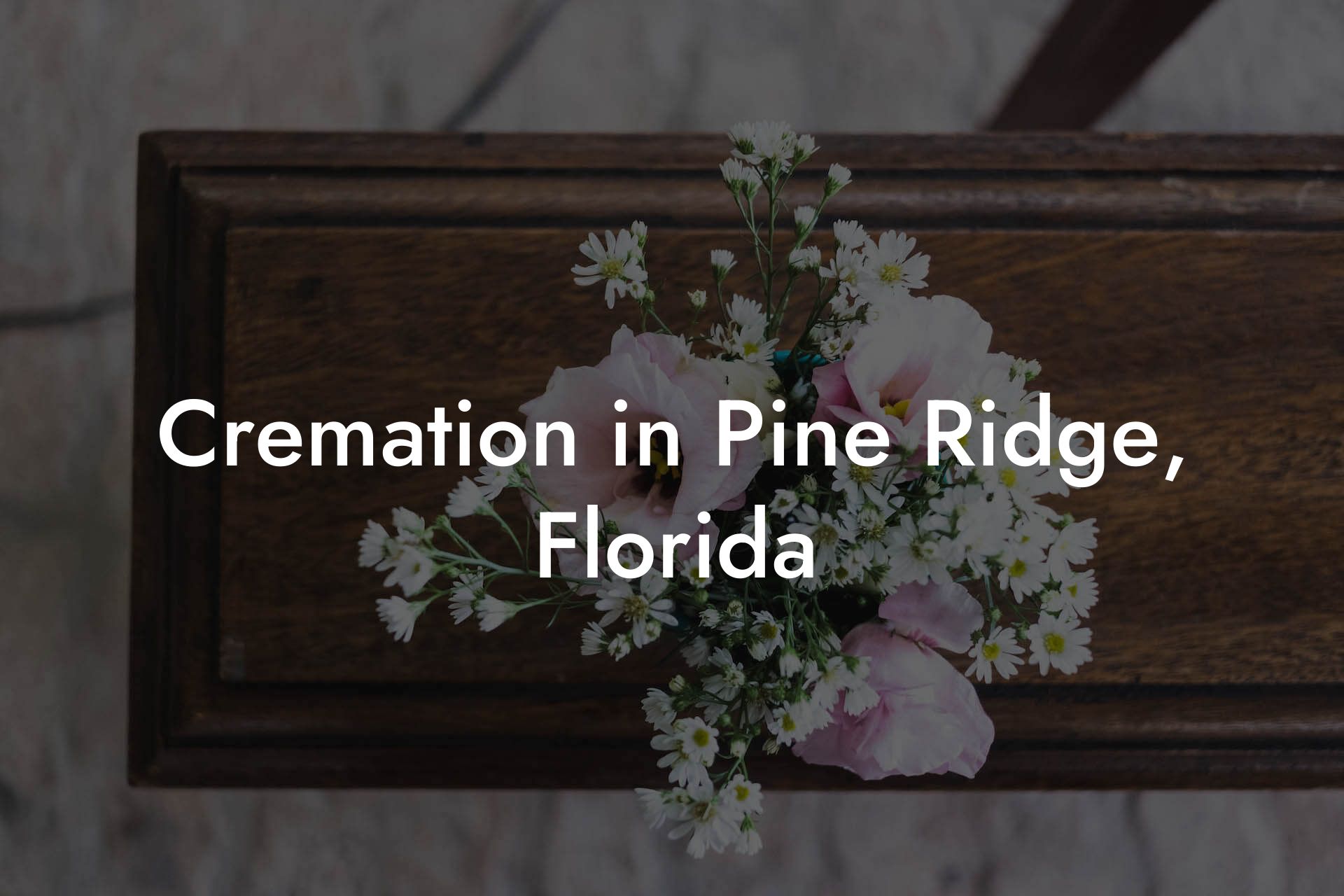 Cremation in Pine Ridge, Florida