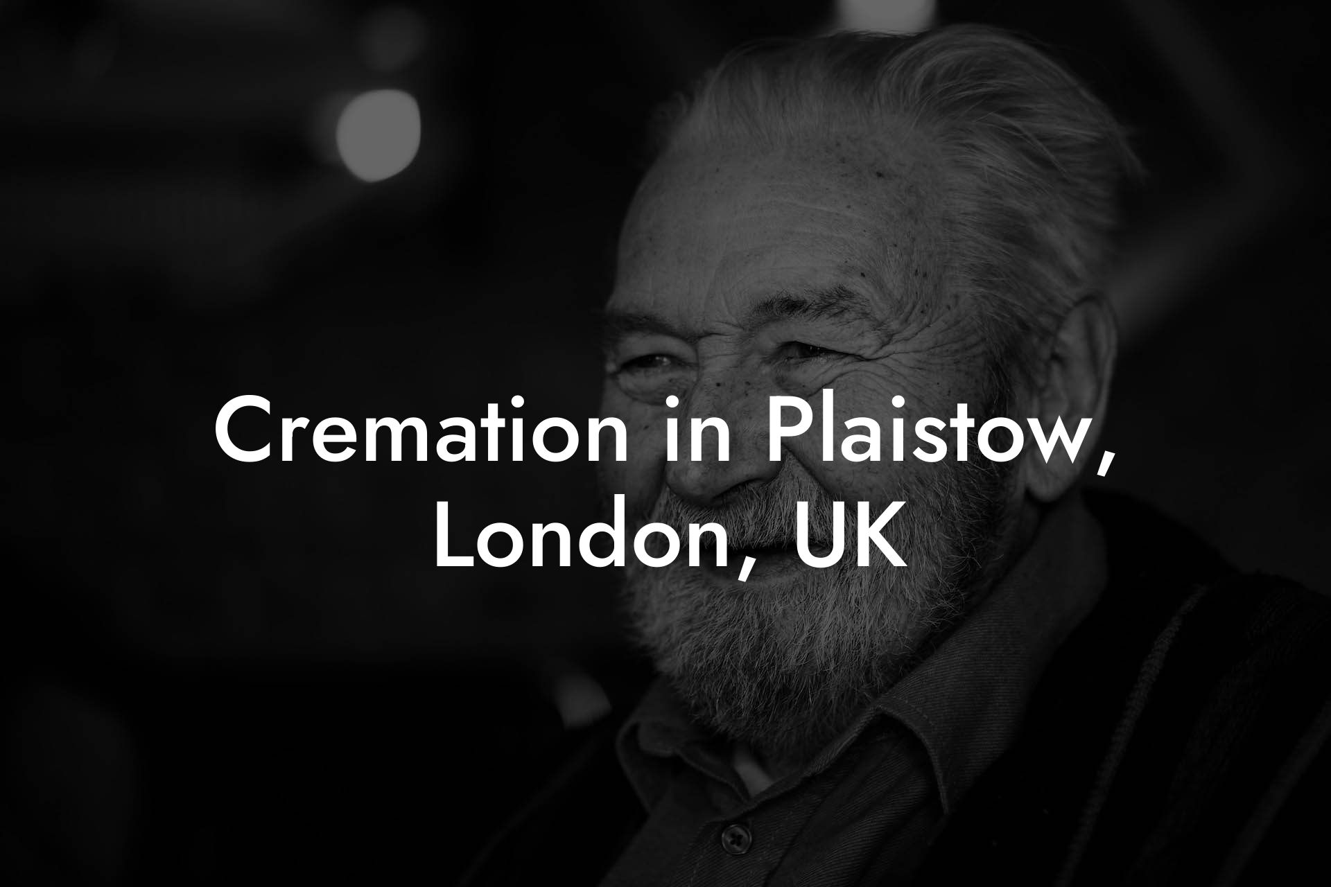 Cremation in Plaistow, London, UK