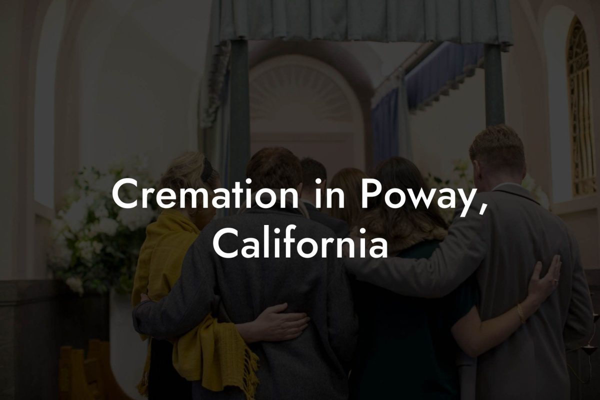 Cremation in Poway, California