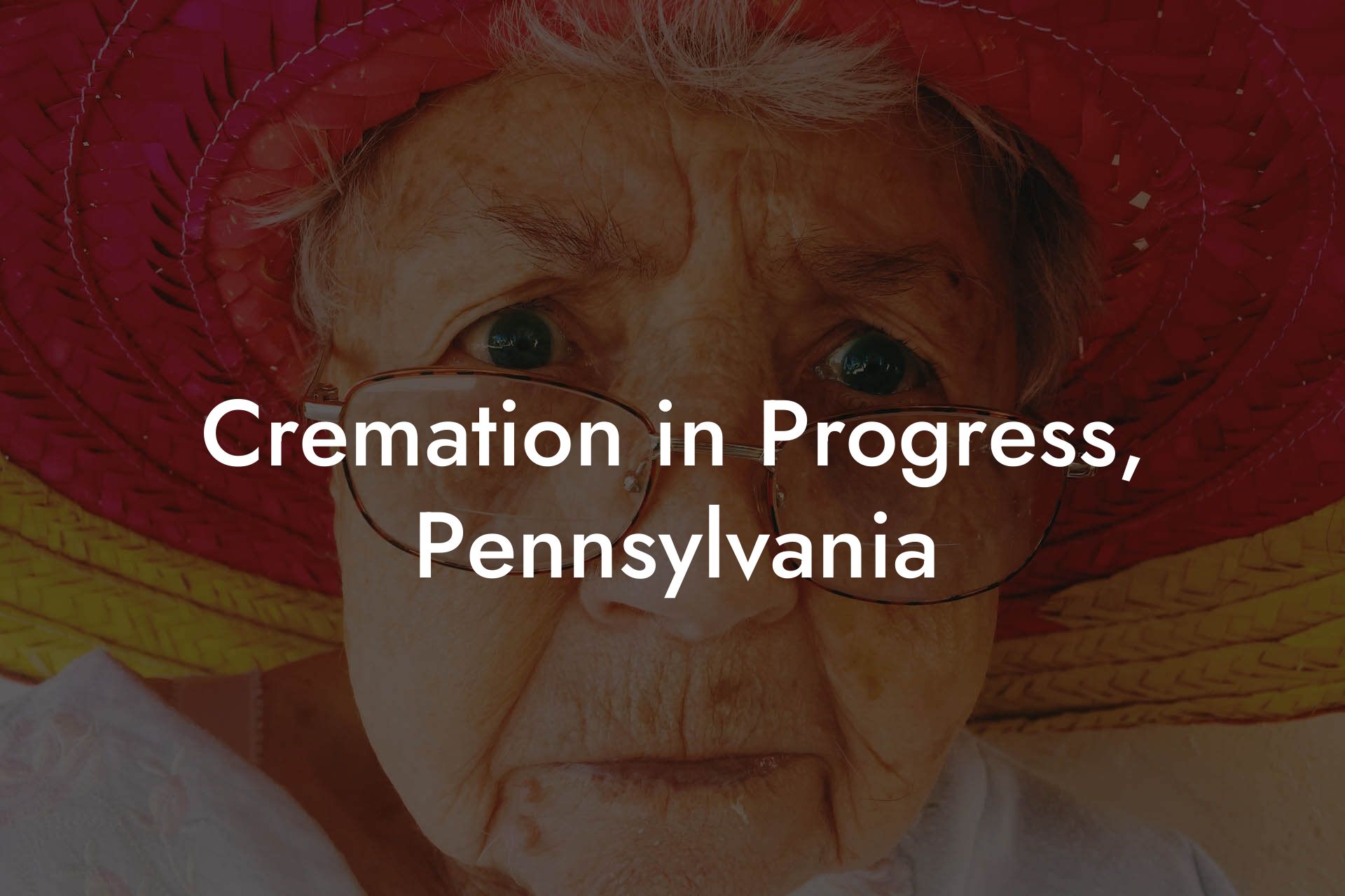 Cremation in Progress, Pennsylvania