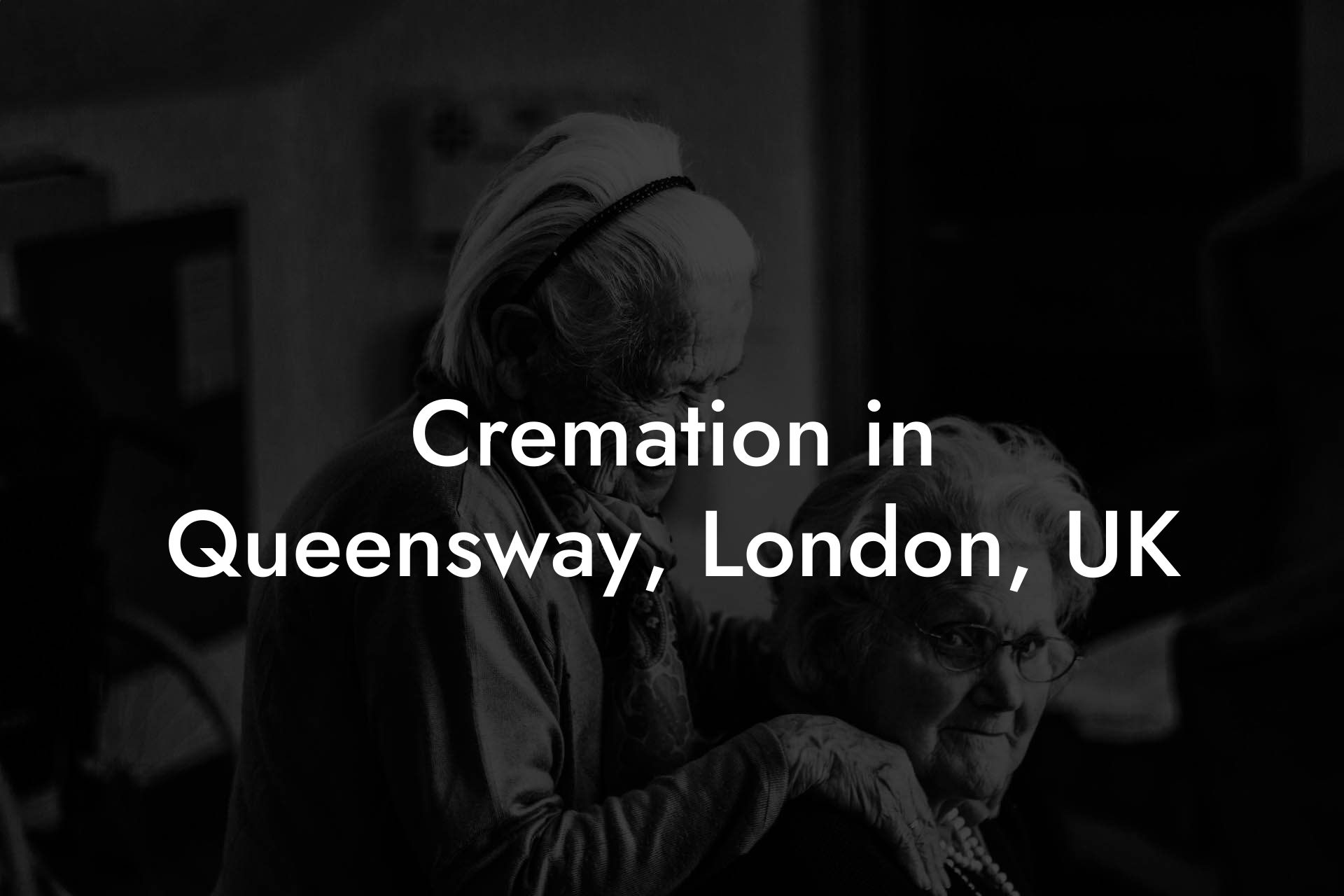 Cremation in Queensway, London, UK