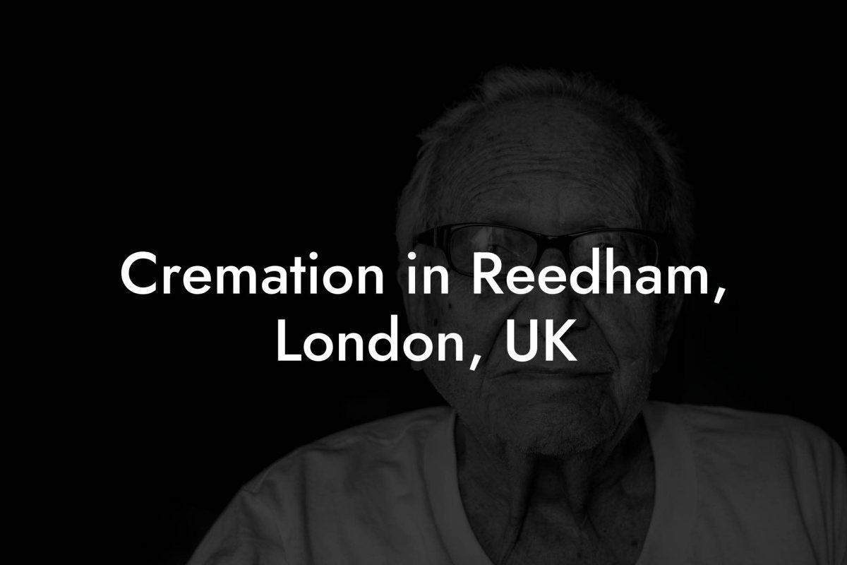 Cremation in Reedham, London, UK
