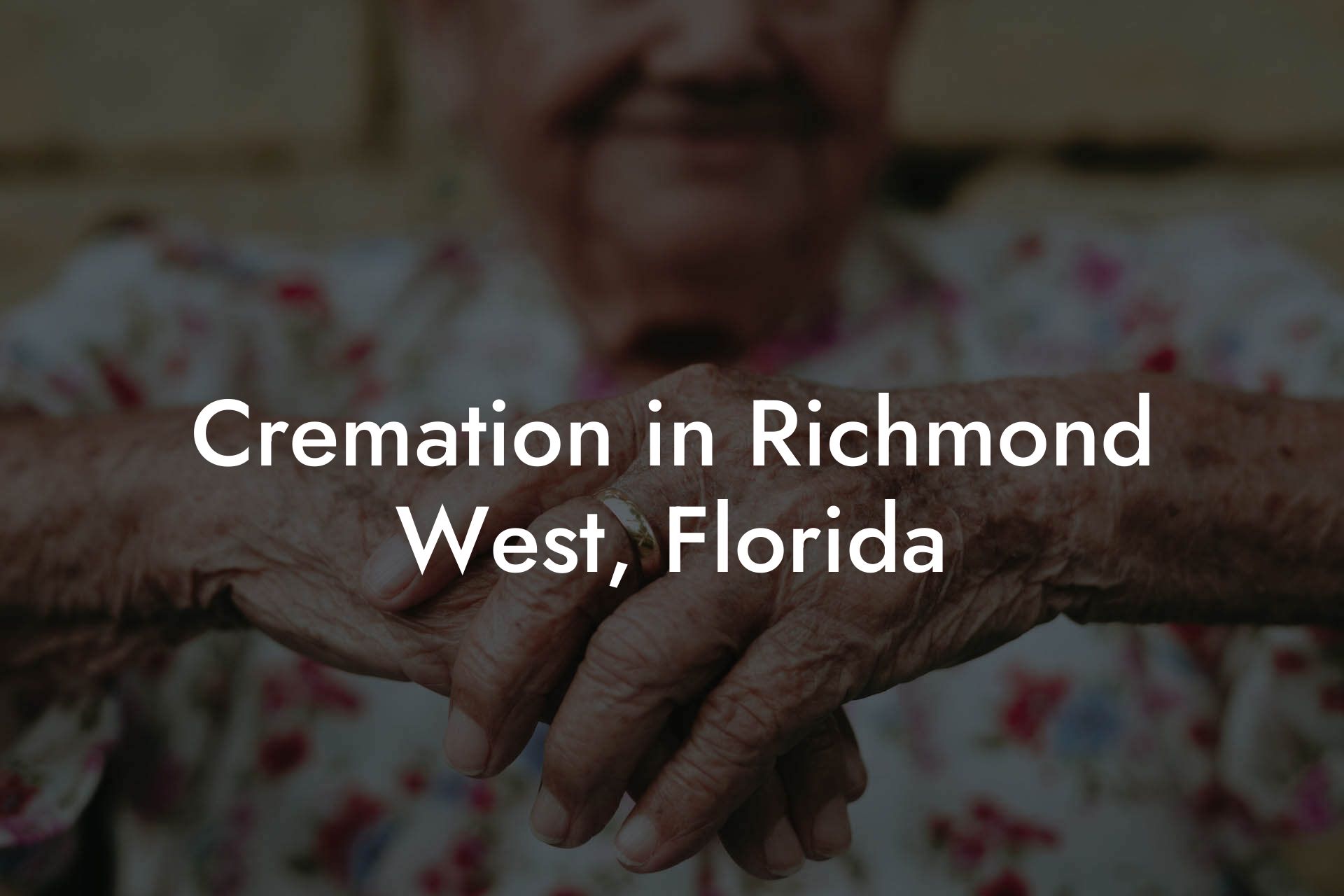 Cremation in Richmond West, Florida