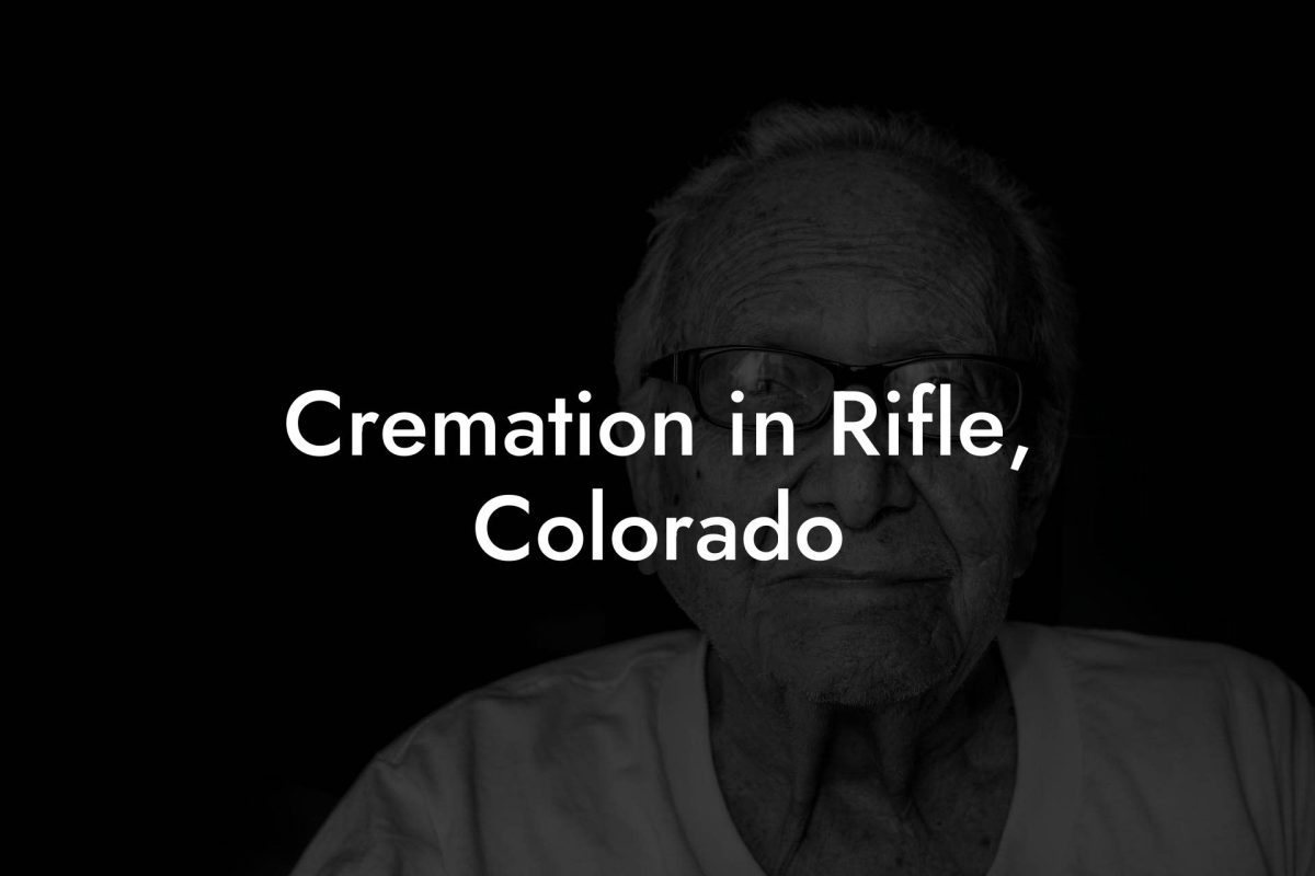 Cremation in Rifle, Colorado